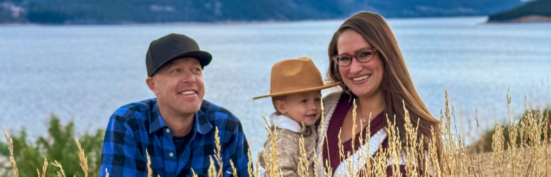 Family by Dam Road at Lake Dillon