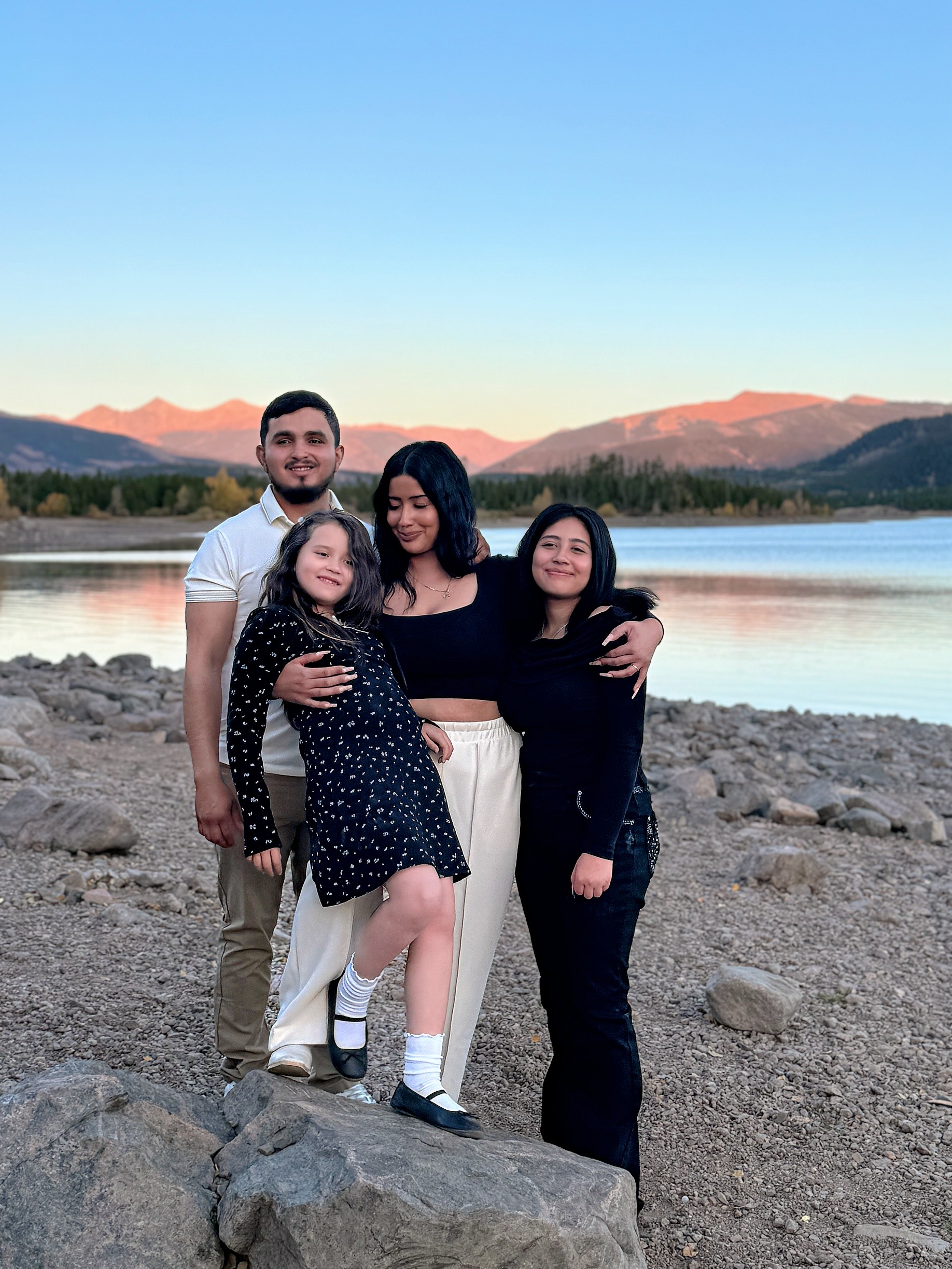 Family at Giberson Bay on Lake Dillon